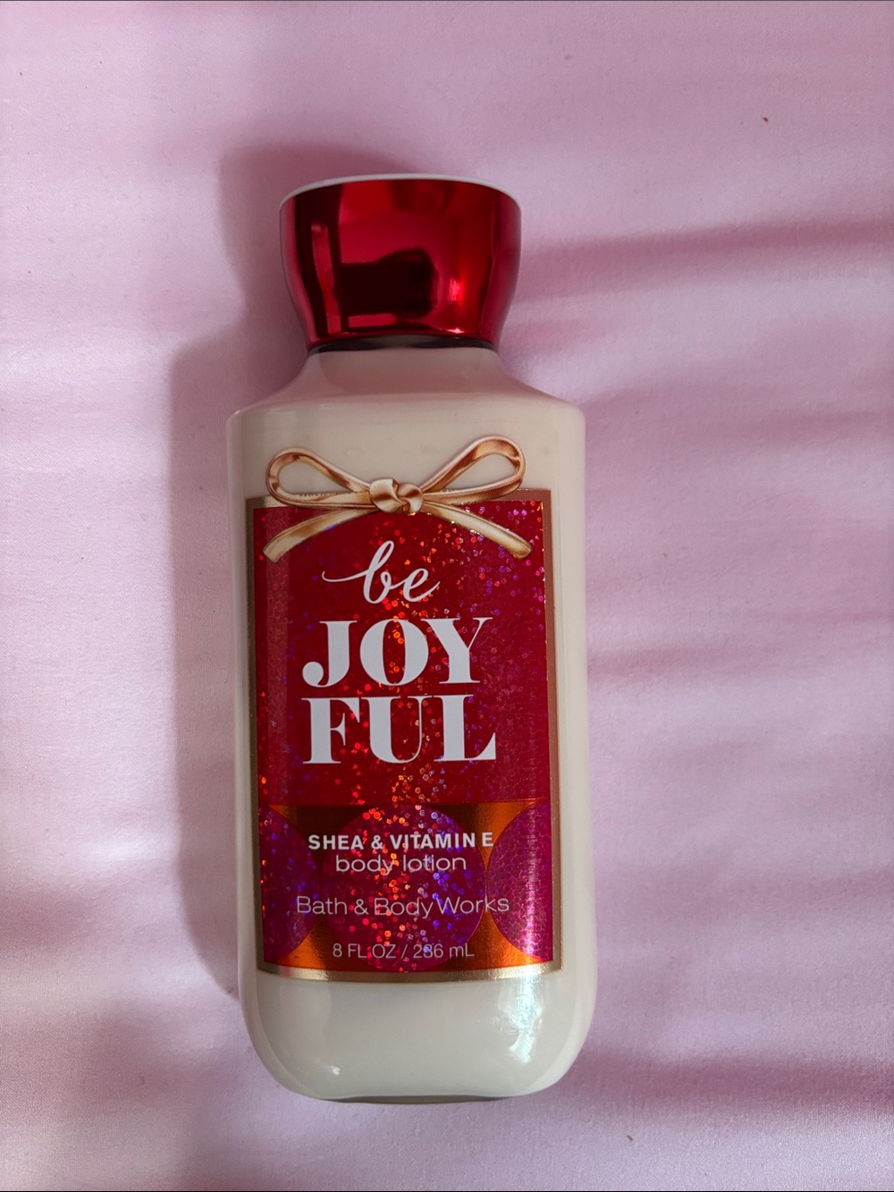Bath & Body Works Be Joyful Body Lotion - Red & Gold